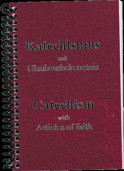 Image of Catechism with Articles of Faith – Low German/High German