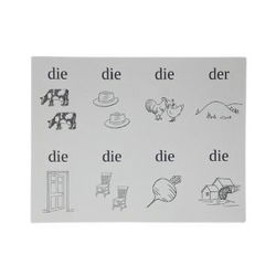 Image of German Picture Flash Cards