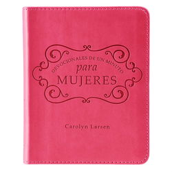 Image of Devocional Un min. mujeres,símil cuero