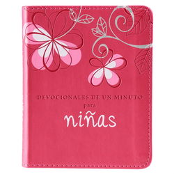 Image of Devocional Un min. niñas símil cuero