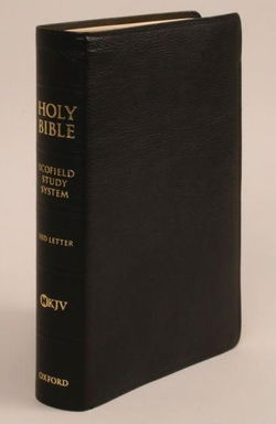 Image of NKJV Scofield Study Bible III-Black Genuine Leather Indexed