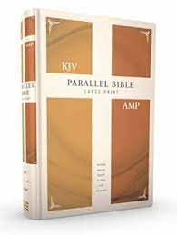 Image of KJV, Amplified, Parallel Bible, Large Print, Hardcover