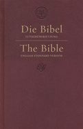 Image of ESV German/English Parallel Bible-Dark Red Hardcover