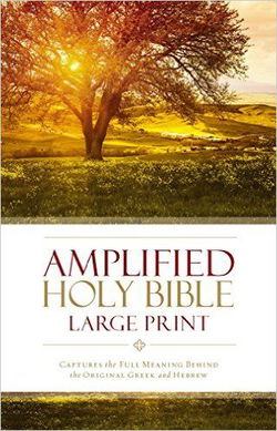 Image of Amplified Holy Bible/Large Print (Revised)-Hardcover