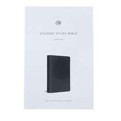 Image of ESV Student Study Bible-Gray TruTone Imitation Leather