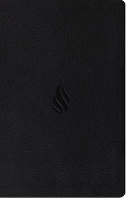 Image of ESV Premium Gift Bible – Black w/ Flame Design