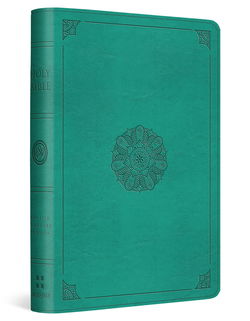 Image of ESV Compact Bible (TruTone, Turquoise, Emblem Design)