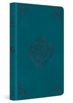 Image of ESV Thinline Bible Trutone, Deep Teal, Rotunda Design