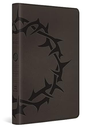 Image of DWSO ESV Premium Gift Bible (Trutone, Charcoal, Crown Design)