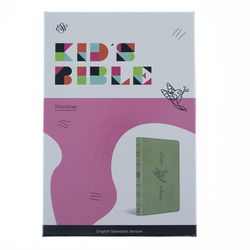 Image of ESV Kid’s Thinline Bible-Green Bird Of The Air Design TruTone