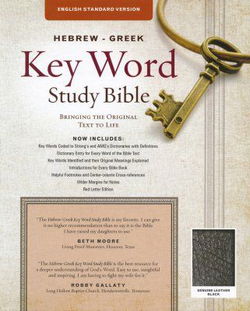Image of ESV Key Word Study Bible, Genuine Leather, Black