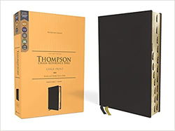 Image of KJV Thompson Chain-Reference Bible , Genuine Leather,Thumb Indexed LG Print