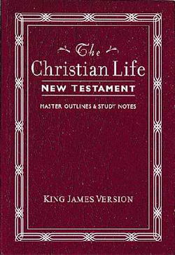 Image of KJV Christian Life New Testament-Burgundy Leatherflex