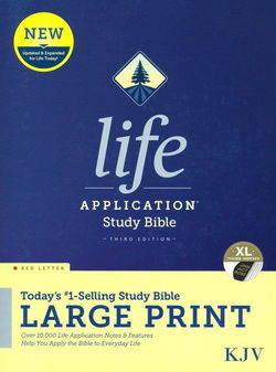 Image of KJV Life Application Study Bible, Third Edition, Large Print (Red Letter, Hardco