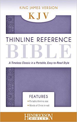 Image of KJV Thinline Reference Bible-Lilac Flexisoft
