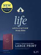 Image of KJV Life Application Study Bible, Third Edition, Large Print (Red Letter, Leathe
