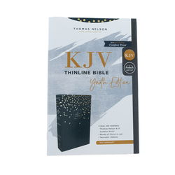 Image of KJV, Thinline Bible Youth Edition, Leathersoft, Blue