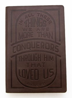 Image of KJV Large Print Verse Art Cover Bible – Brown