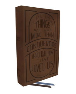 Image of KJV Large Print Verse Art Cover Bible – Brown