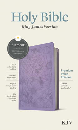Image of KJV Premium Value Thinline Bible Lavender – Filament Enabled