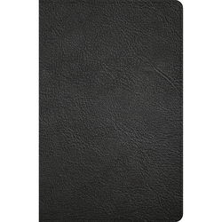 Image of KJV Thinline Bible, Black Genuine Leather