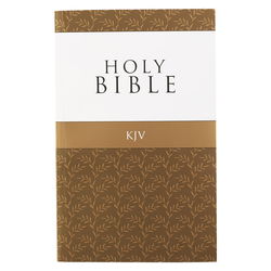 Image of KJV Gold Olive Branch Softcover Outreach Bible