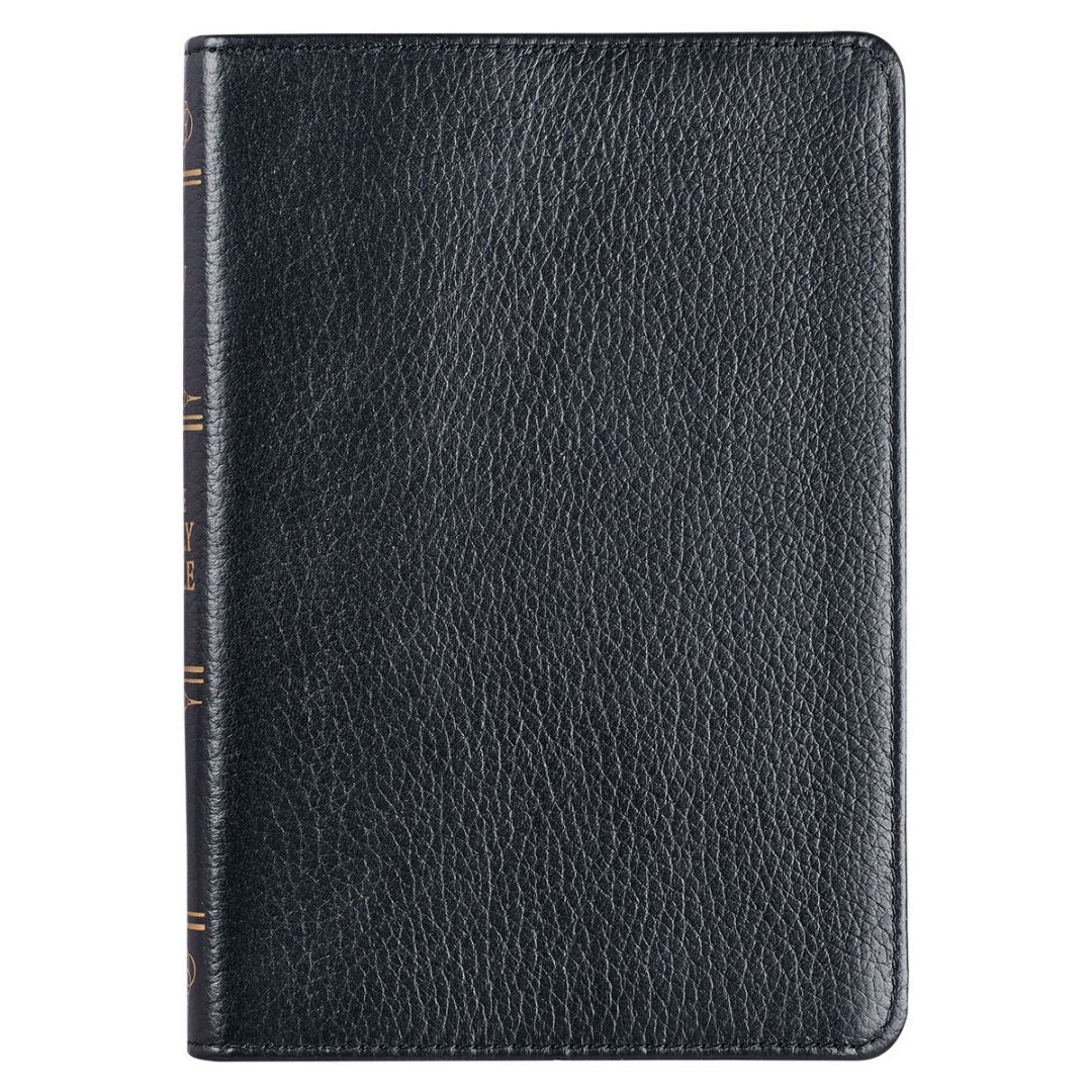 Image of KJV Compact Bible Black Full Grain Leather