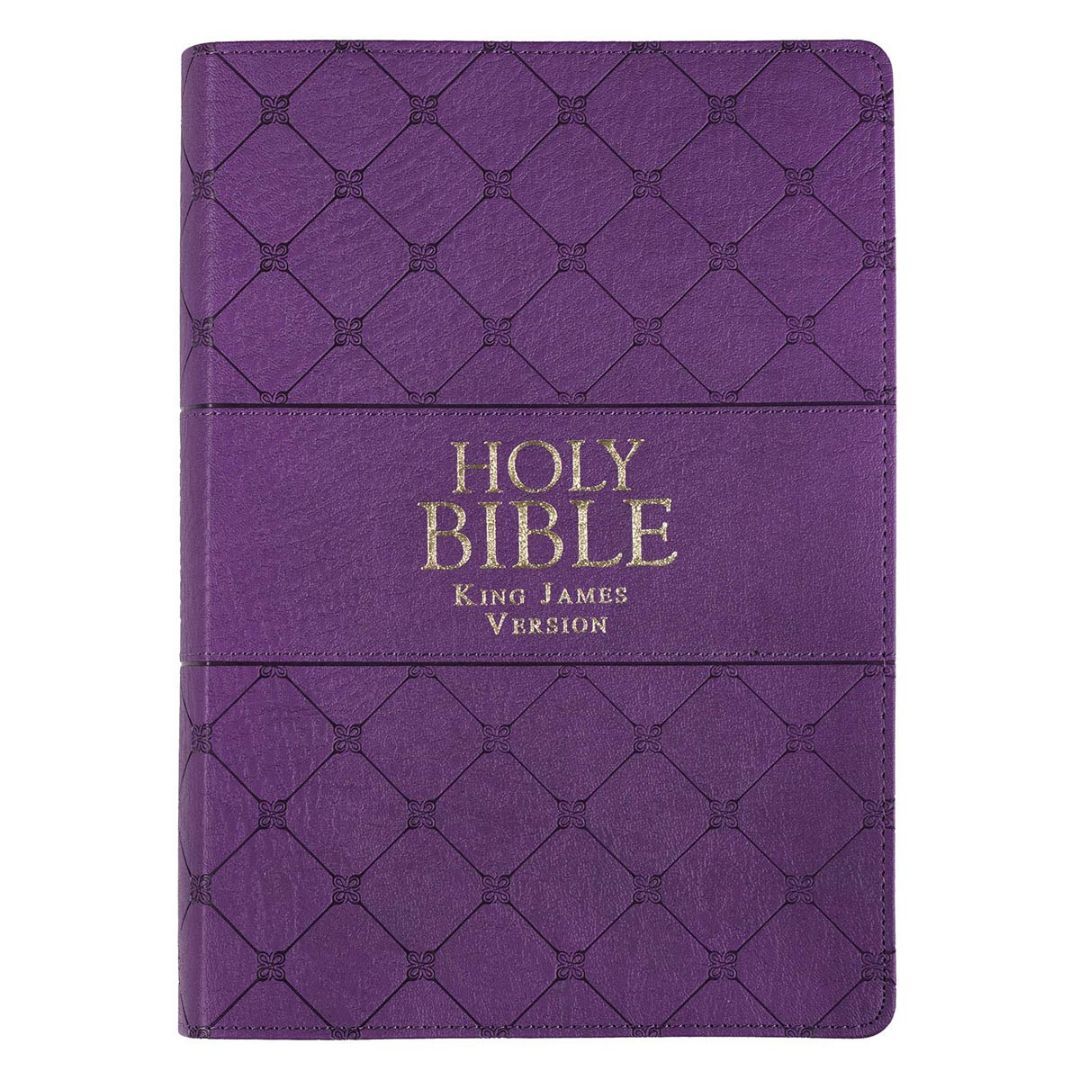 Image of KJV Bible Super Giant Print Purple