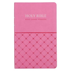 Image of KJV Pink Faux Leather Gift Edition Bible