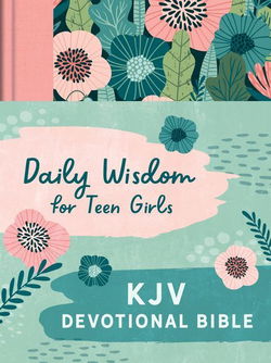 Image of KJV Daily Wisdom for Teen Girls Devotional Bible [Blush Rainforest]