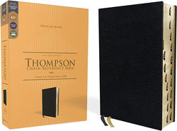 Image of Kjv, Thompson Chain-Reference Bible Black Bonded Leather Thumb Indexed