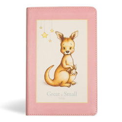 Image of KJV Great and Small Bible, Pink Leathertouch: A Keepsake Bible