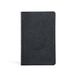 Image of KJV Thinline Reference Bible, Black Genuine Leather