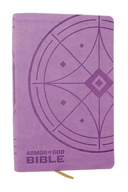 Image of KJV Armor of God Bible, Purple Leathersoft, Children’s Bible, Red Letter