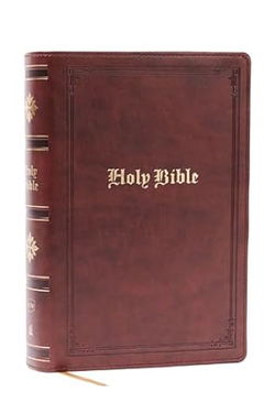 Image of KJV Holy Bible: Personal Size Giant Print, Brown Leathersoft, Red Letter