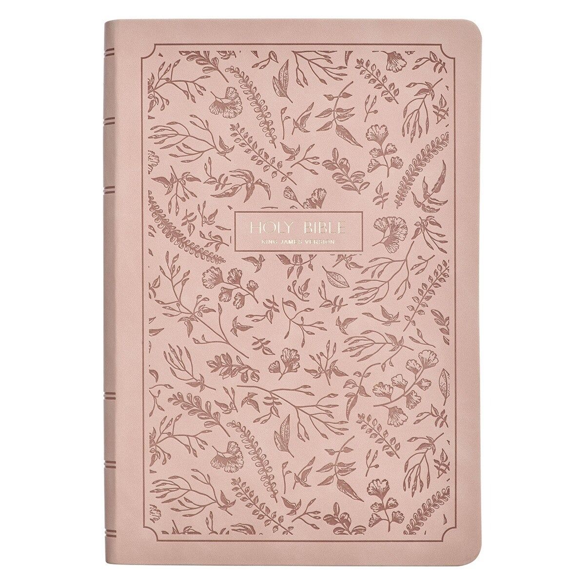 Image of KJV Bible Giant Print Full Size Faux Leather Pink,