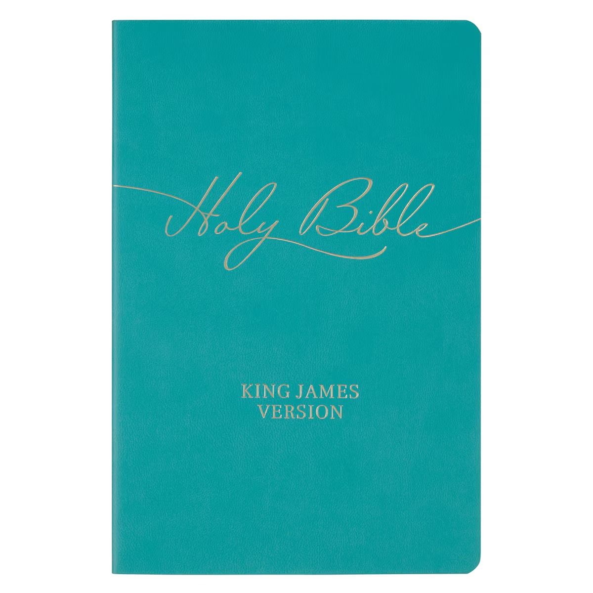 Image of KJV Bible Gift Faux Leather, Teal