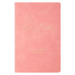 Image of KJV Bible Gift Faux Leather, Pink