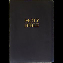 Image of KJV Giant Print Bible | Black | Imitation Leather