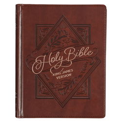 Image of KJV Note-taking Bible Faux Leather HC, Brown
