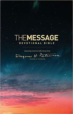 Image of The Message Devotional Bible Hardcover