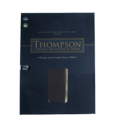 Image of NASB Thompson Chain-Reference Bible – Brown Indexed