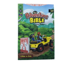 Image of NIRV Adventure Bible for Early Readers pink with Llamas