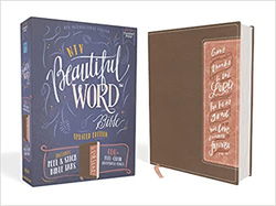 Image of NIV, Beautiful Word Bible, Updated Edition, Peel/Stick Bible Tabs,
