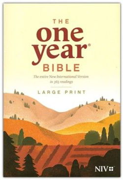Image of NIV One Year Bible-Premium Slimline Large Print
