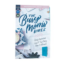 Image of NIV The Busy Mom’s Bible -Comfort Print-Teal Leathersoft