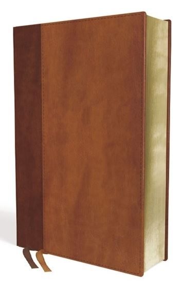 Image of NIV, Giant Print Compact Bible, Leathersoft, Brown, Comfort Print