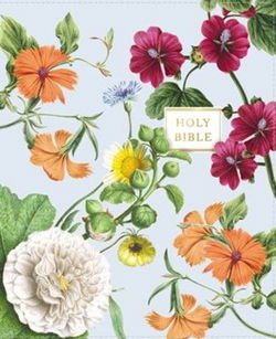 Image of NIV Artisan Collection Bible, Comfort Print–Leather-look, Blue Floral