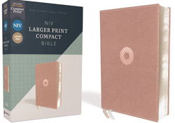 Image of NIV Larger Print Compact Leathersoft Pink Bible
