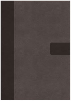 Image of NIV Super Giant Print Reference Bible, Leathersoft, Gray